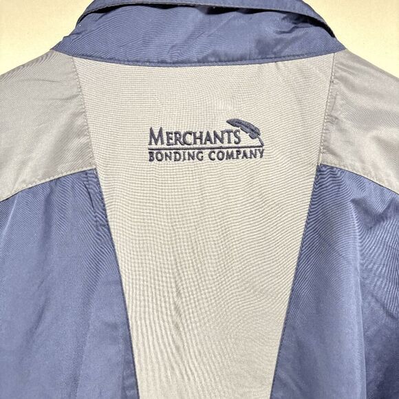 North End Mens Long Sleeve Weather Technology Blue Windbreaker Jacket Size XL - Picture 3 of 5